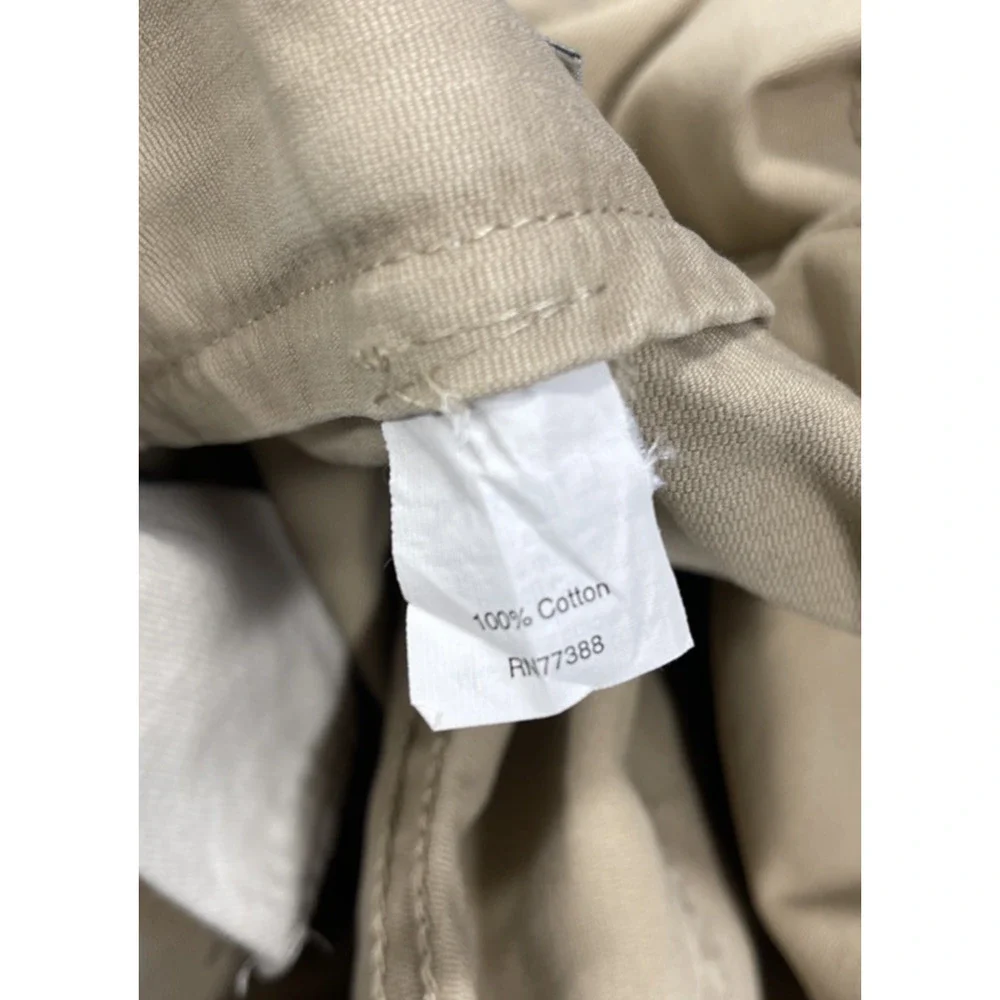 J Crew Pants Men 36 x 30 Beige 100% Cotton Straight Leg 5 Pocket‎